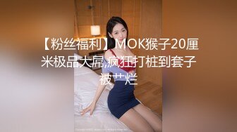 【粉丝福利】MOK猴子20厘米极品大屌,疯狂打桩到套子被艹烂