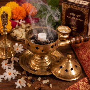 কর্পূর, ধুনো, সলতে, দেশলাই ও অন্যান্য