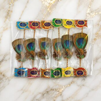 ময়ূর রাখি ৬ পিস - peacock rakhi 6 piece