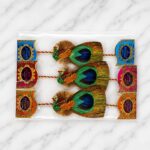 ময়ূররাখি  ৩ পিস - peacock rakhi 3 piece