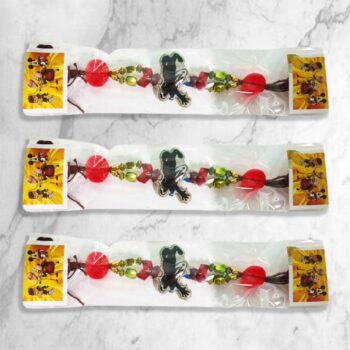 স্পাইডারম্যান রাখী ৩পিস - spiderman rakhi 3 piece